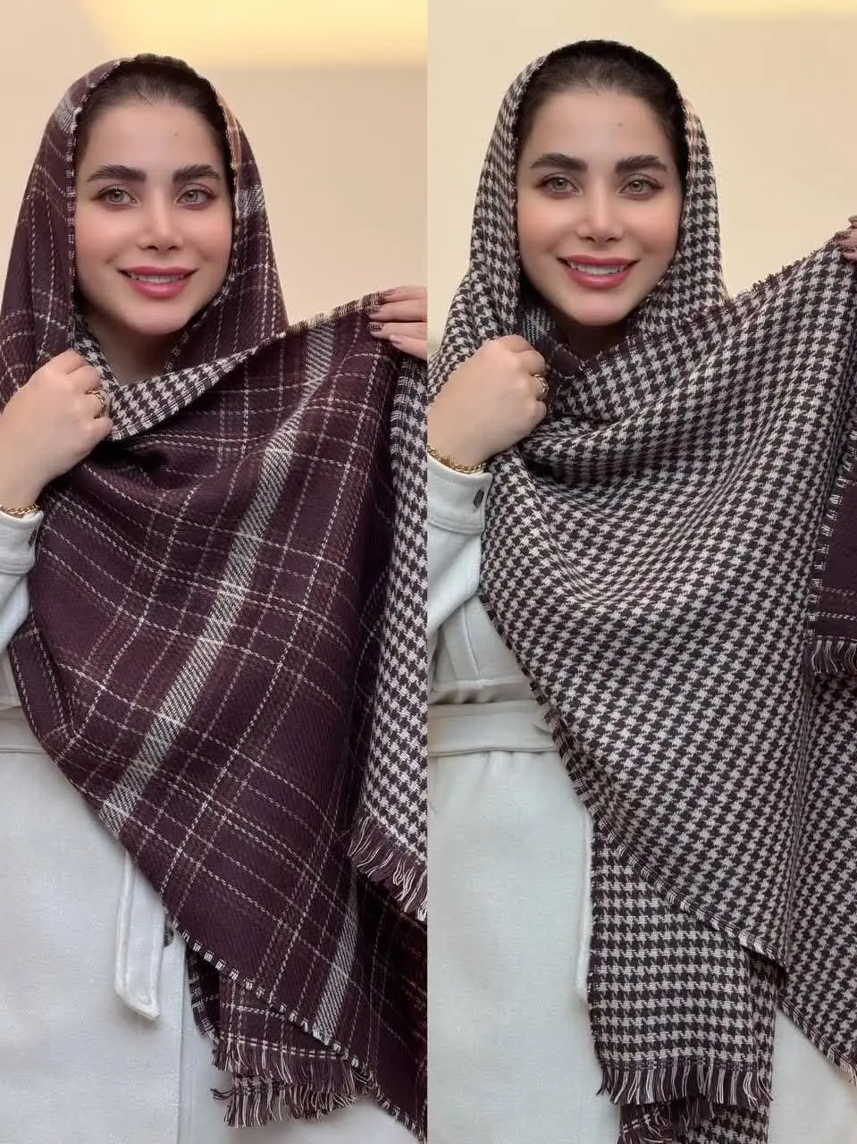 3737-شال پاییزه قاصدک